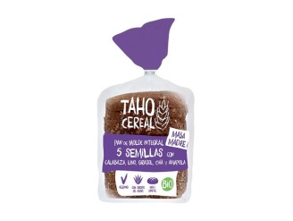 Pan de molde integral 5 semillas con masa madre Bio
