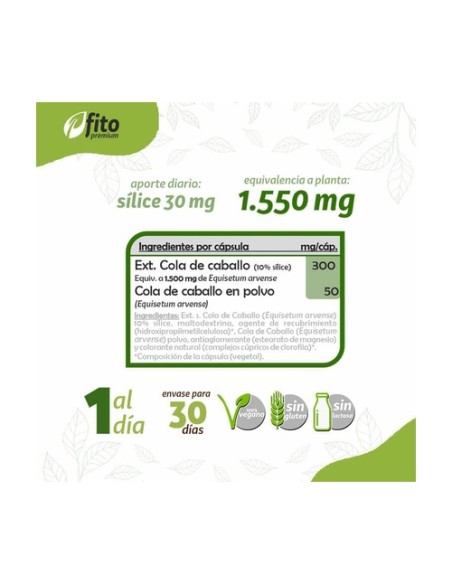 Fito Premium Cola Caballo 30 cápsulas Pinisan