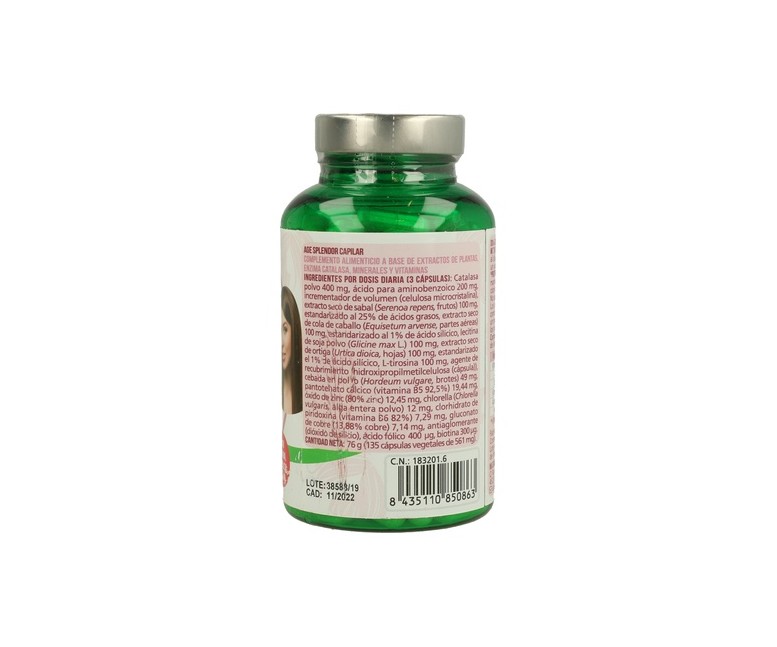 Age Splendor Capilar 135 cápsulas Naturlider