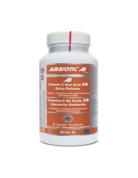 Vitamina C No Ácida - Liberación Sostenida 90 cápsulas Airbiotic