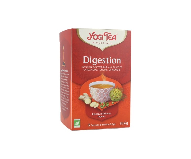 Infusión digestión 17 bolsitas infusoras de 1.8g Yogi Tea