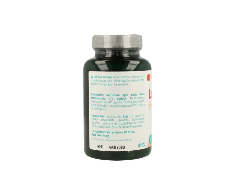 Lecitina de Soja Ip 1000 90 perlas de 1000mg Sakai