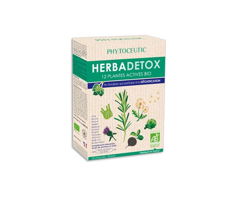 Herbadetox Bio (antiguo Herbadraine) 20 ampollas Phytoceutic