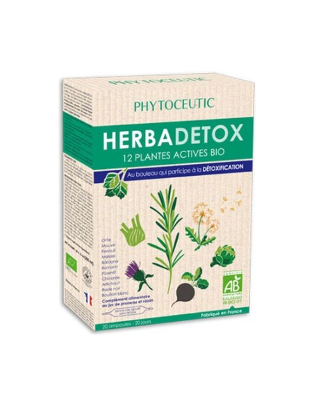 Herbadetox Bio (antiguo Herbadraine) 20 ampollas Phytoceutic