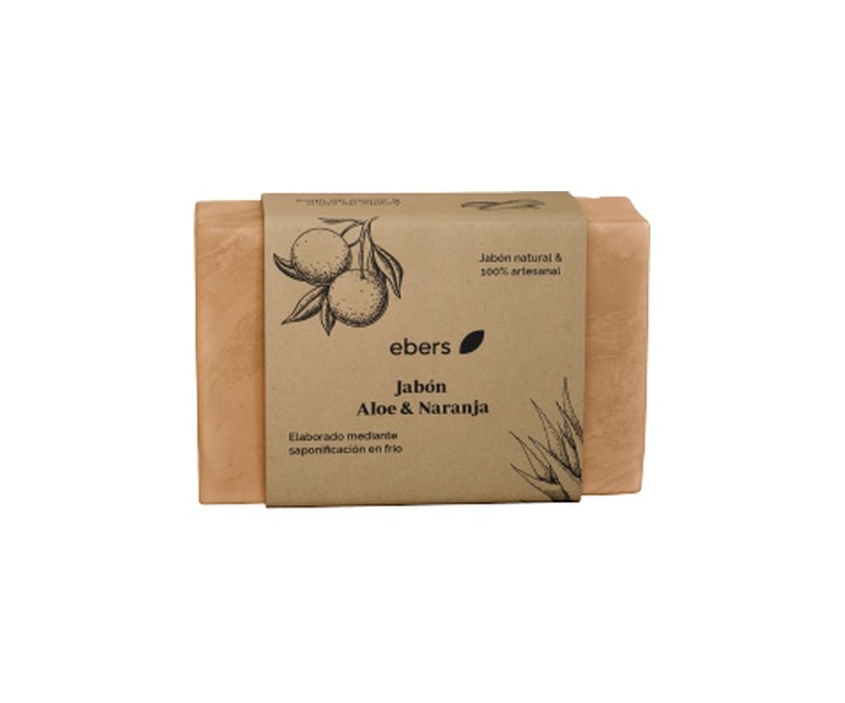 Jabón de Aloe Vera y Naranja 100 g Ebers