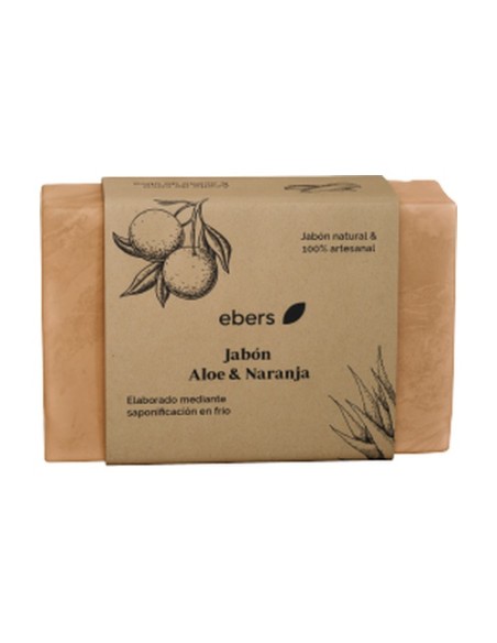 Jabón de Aloe Vera y Naranja 100 g Ebers
