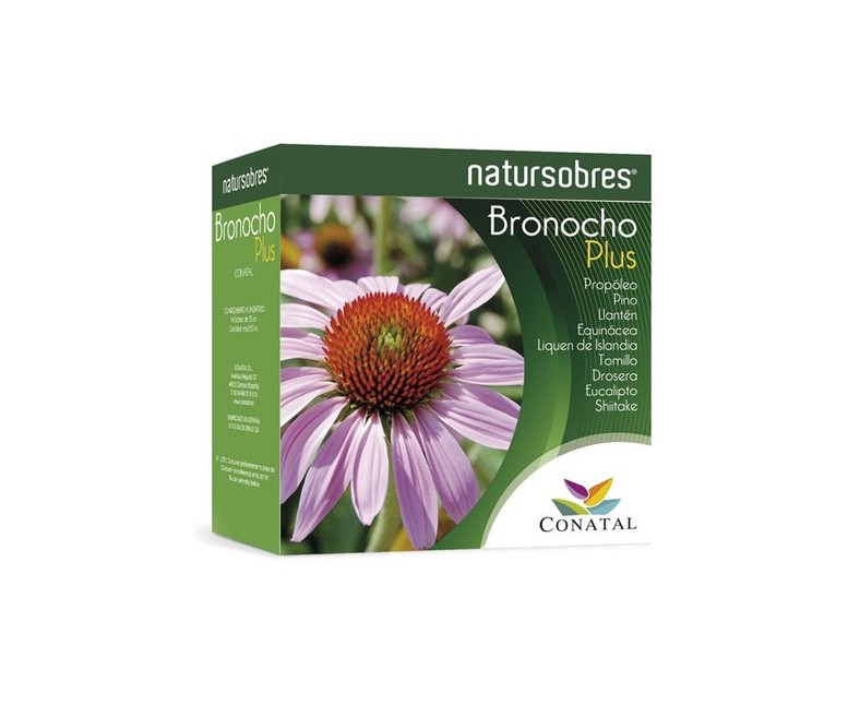 Bronocho plus , soporte de las vías respiratorias 20 sobres de 15ml Conatal
