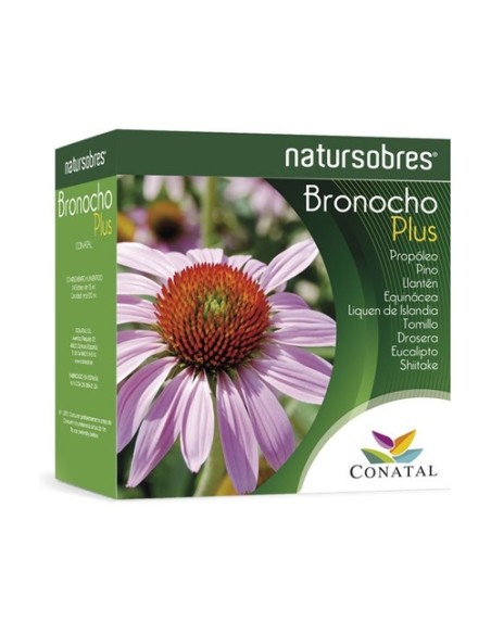 Bronocho plus , soporte de las vías respiratorias 20 sobres de 15ml Conatal