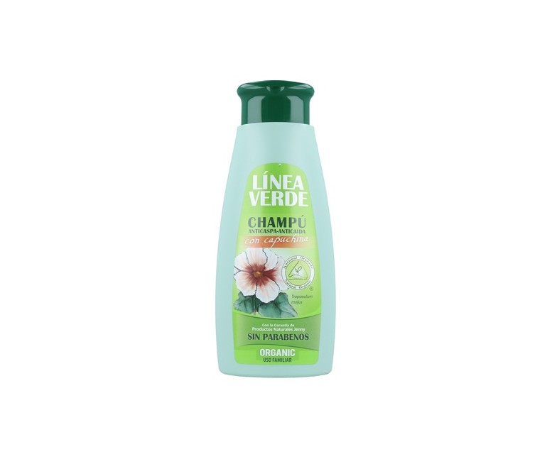 Champú Anticaspa Anticaida Capuchina 400 ml Linea Verde