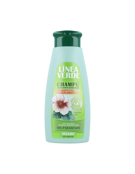 Champú Anticaspa Anticaida Capuchina 400 ml Linea Verde