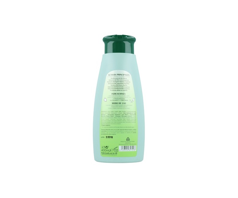 Champú Anticaspa Anticaida Capuchina 400 ml Linea Verde