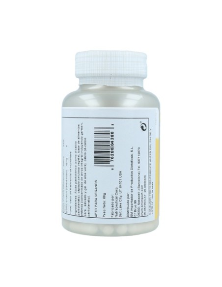 Ácido pantoténico 100 cápsulas de 500mg Solaray