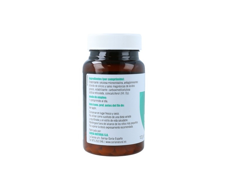 Vit D3 2000UI 60 comprimidos Soria Natural