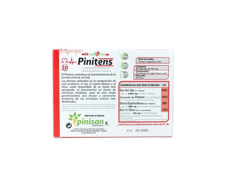 Pinitens 60 cápsulas Pinisan