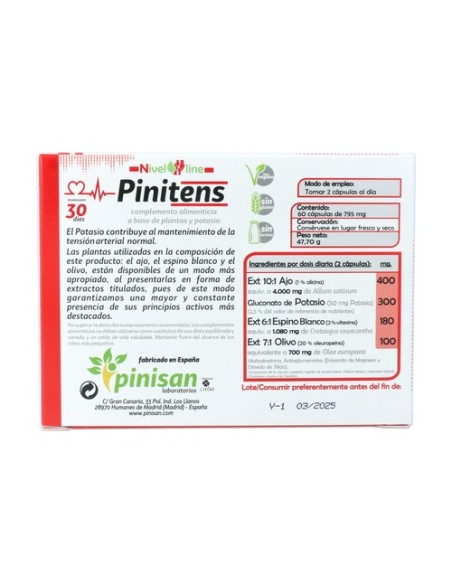 Pinitens 60 cápsulas Pinisan