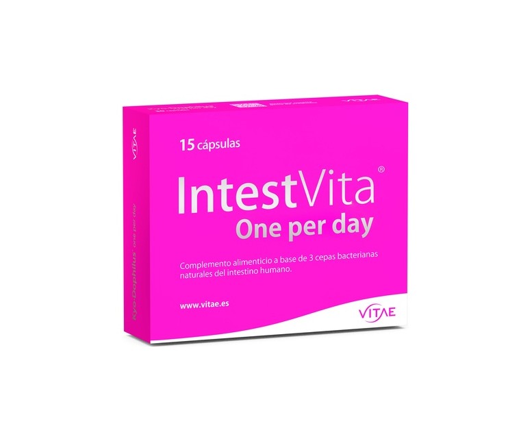 IntestVita one x day flora intestinal 15 cápsulas Vitae