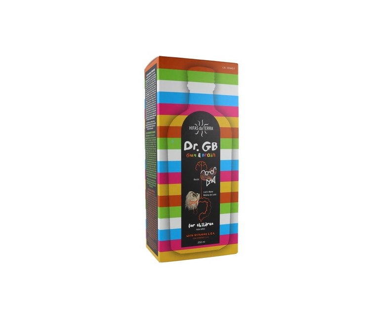 Jarabe Dr. GB Gut & Brain 250 ml Hifas da terra