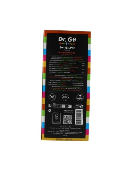 Jarabe Dr. GB Gut & Brain 250 ml Hifas da terra
