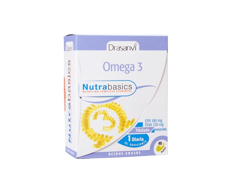 Omega 3 nutrabasics 48 perlas Drasanvi
