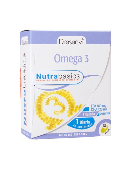 Omega 3 nutrabasics 48 perlas Drasanvi