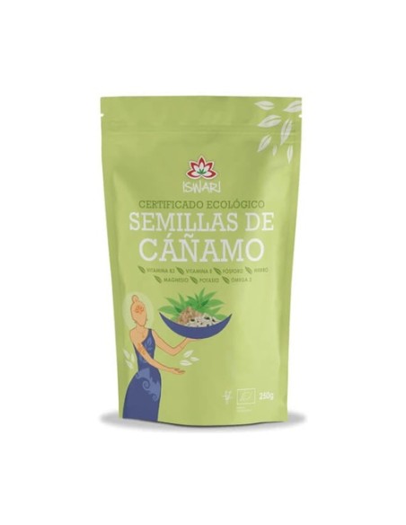 Semillas Cáñamo Sin Cascara Bio 250 g Iswari