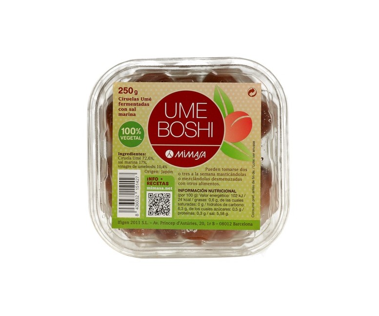 Umeboshi Natural 250 g Mimasa