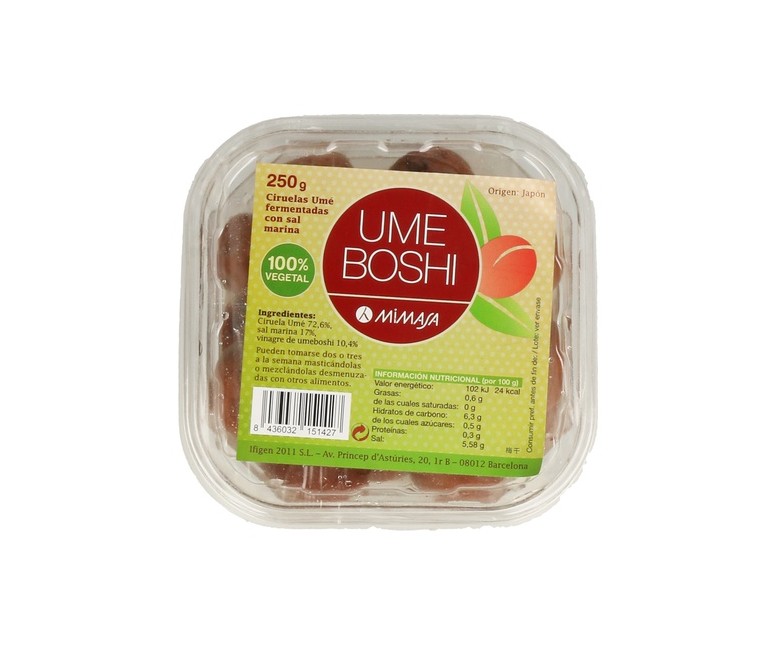 Umeboshi Natural 250 g Mimasa
