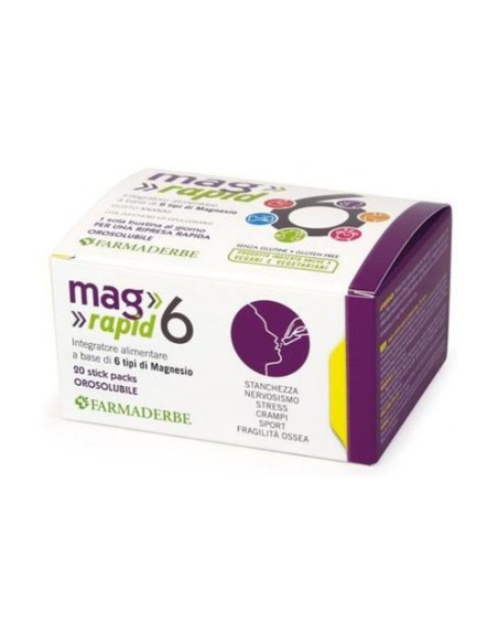 Mag 6 rapid 20 sobres Farmaderbe