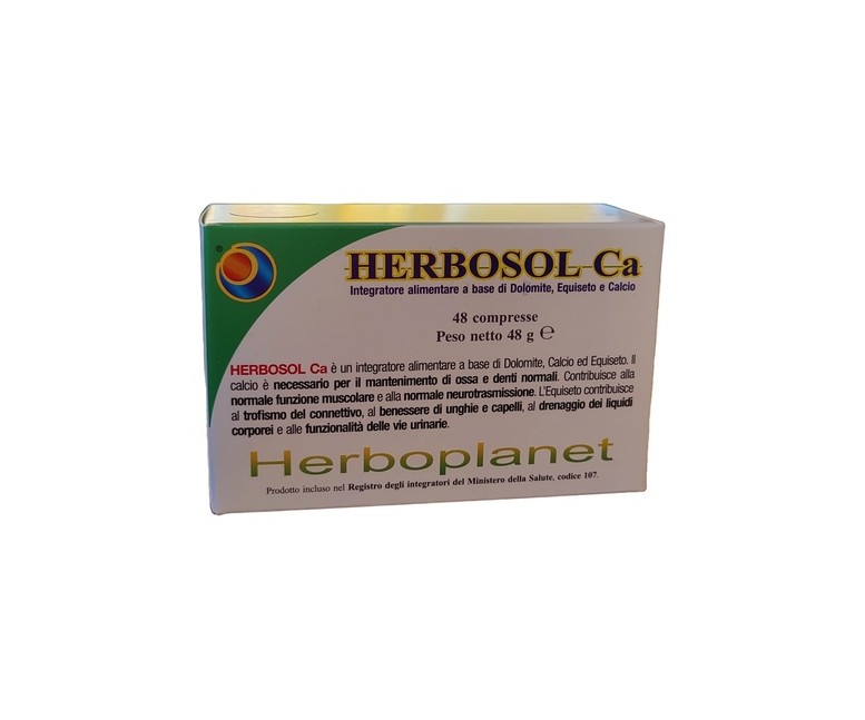 Herbosol ca 1000mg apoyo esquelético y osteoarticular 48 comprimidos Herboplanet