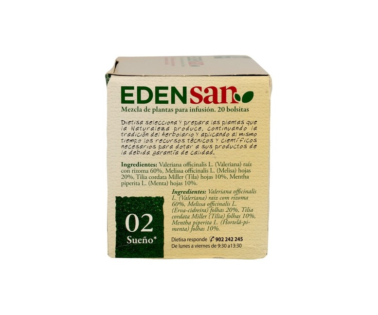 Edensan 2 Som 20 bolsitas infusoras Dietisa