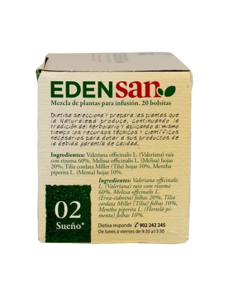 Edensan 2 Som 20 bolsitas infusoras Dietisa