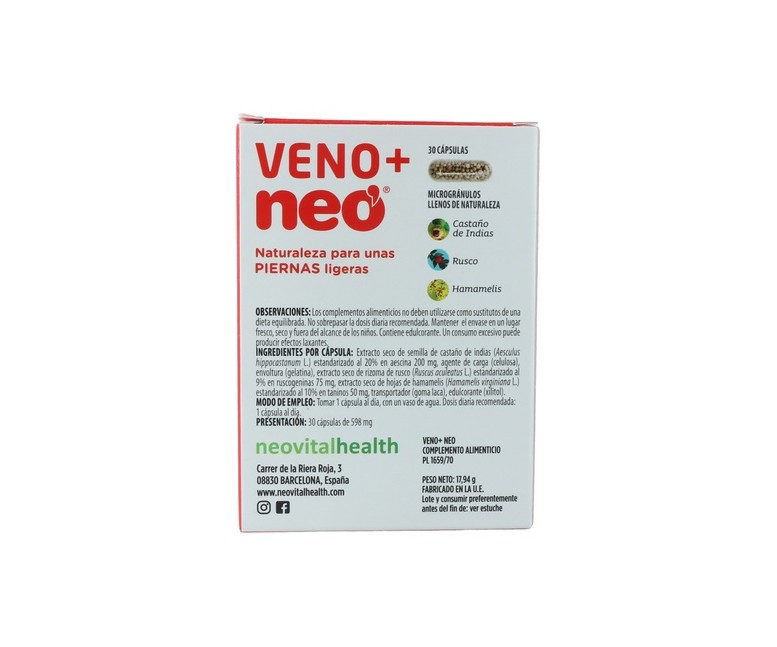 Veno Plus Neo 30 cápsulas Neo