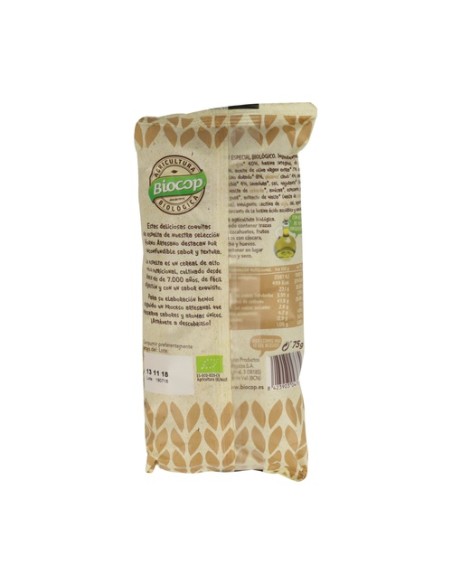 Snacks Espelta, Lino, chía y sésamo 75 g Biocop