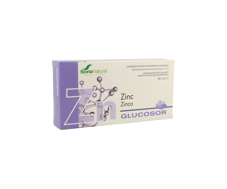 Glucosor Zinc 28 viales Soria Natural