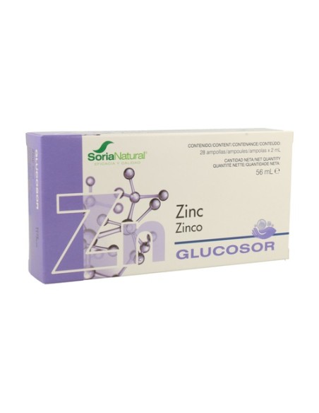 Glucosor Zinc 28 viales Soria Natural