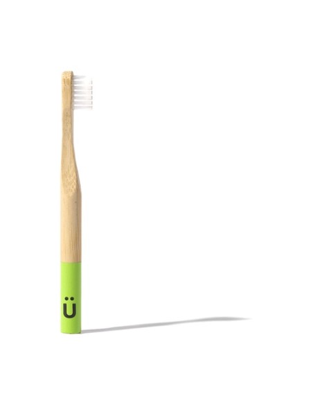 Cepillo de Dientes de Bambú para Niños 1 unidad (Verde) Naturbrush