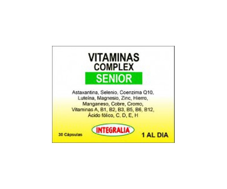 Vitaminas Complex Senior 30 cápsulas Integralia