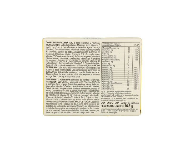 Vitaminas Complex Senior 30 cápsulas Integralia