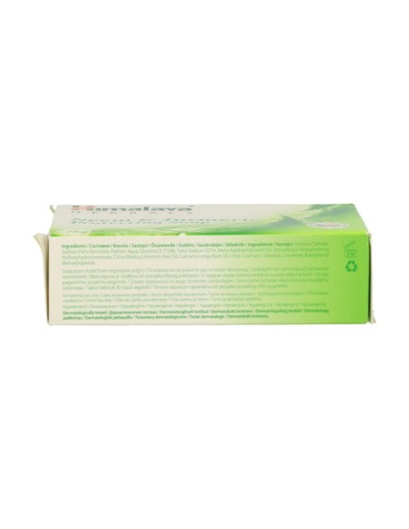 Jabón purificante neem y cúrcuma 75 g Himalaya Herbals