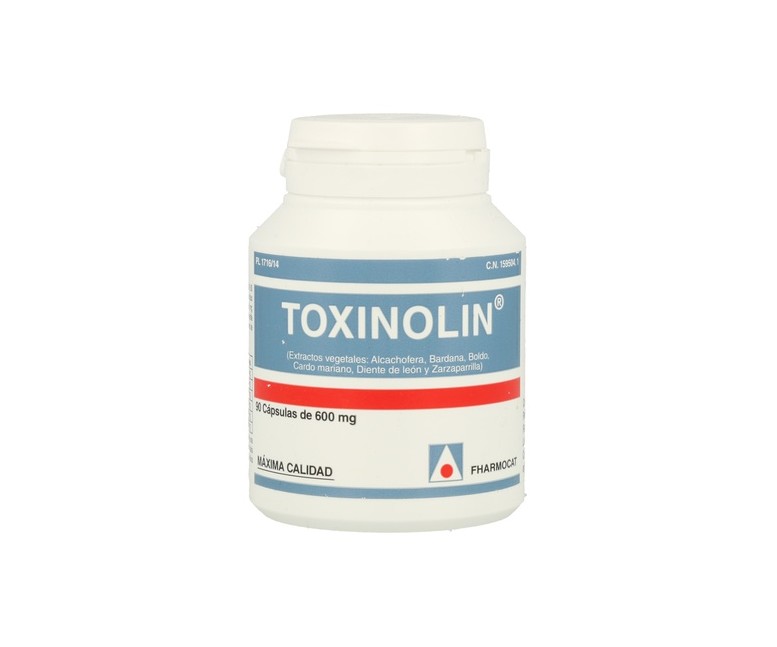 Toxinolin 90 cápsulas de 600mg Fharmocat
