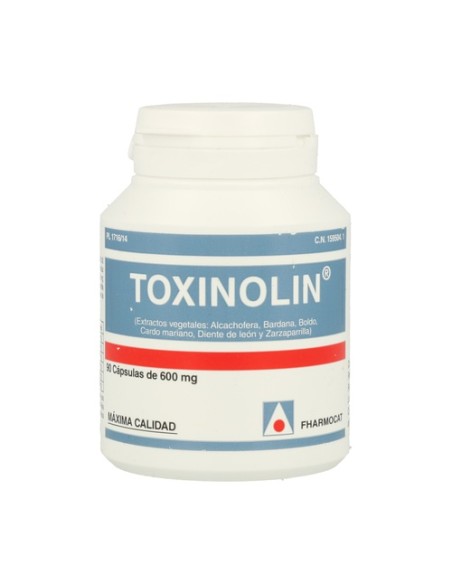 Toxinolin 90 cápsulas de 600mg Fharmocat