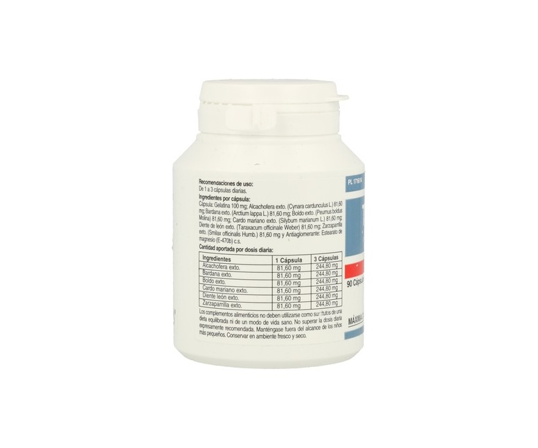 Toxinolin 90 cápsulas de 600mg Fharmocat