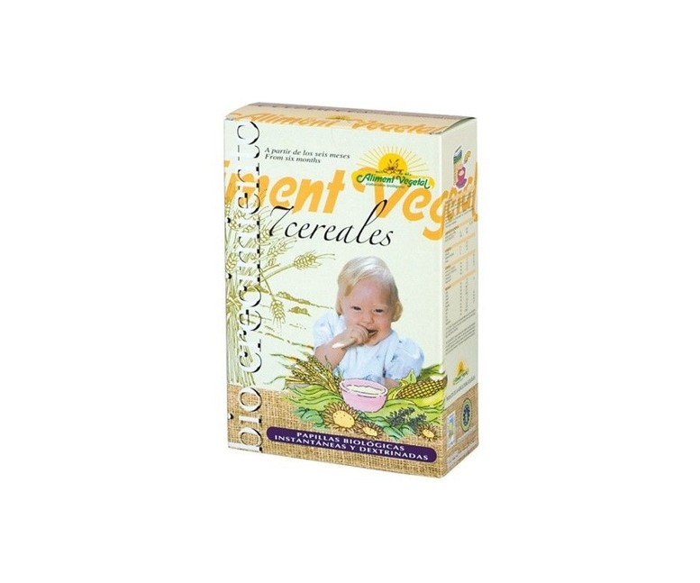 Biocrecimiento Papilla 7 Cereales Con Miel Bio ( 6 Meses ) 400 g Aliment Vegetal