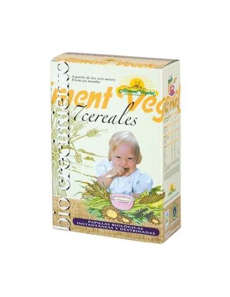 Biocrecimiento Papilla 7 Cereales Con Miel Bio ( 6 Meses ) 400 g Aliment Vegetal