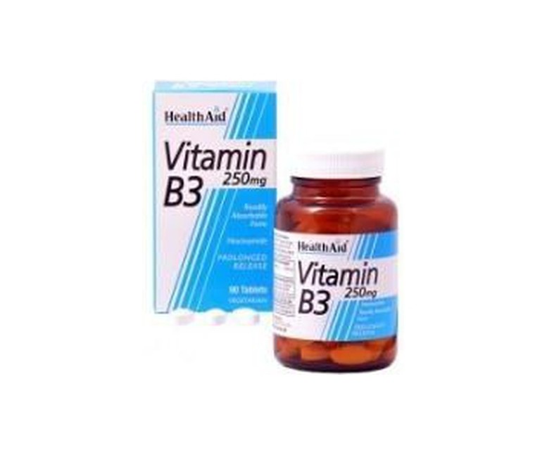 Vitamina B3 (Niacinamida) 90 comprimidos Health Aid