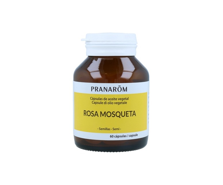Cápsulas de Aceite Vegetal de Rosa Mosqueta 60 cápsulas Pranarom