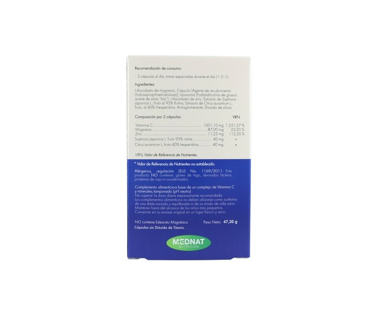 Lipo C 1000 60 cápsulas Mednat