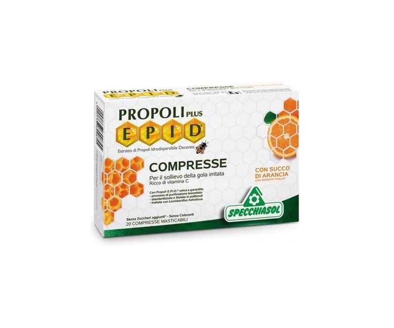Comprimidos con zumo de naranja 20 comprimidos Specchiasol