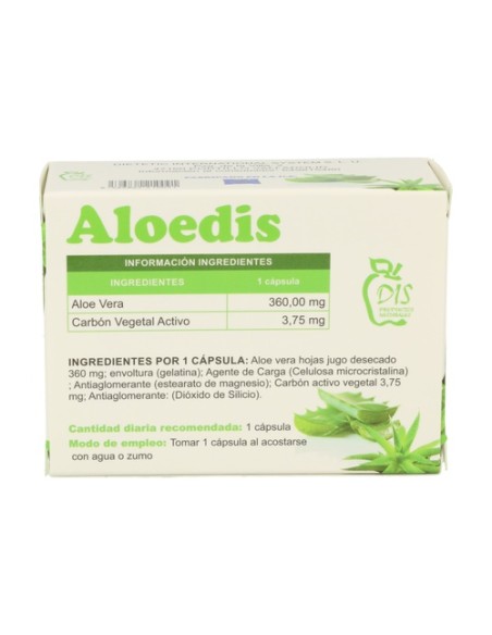 Aloedis 60 cápsulas de 500mg Dis
