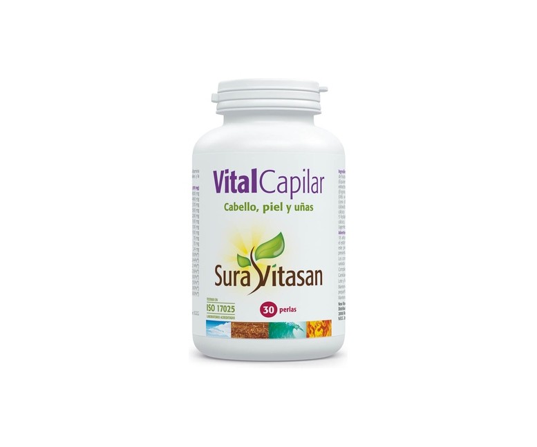 Vital Capilar (Cabello, Piel y Uñas) 30 perlas Sura Vitasan